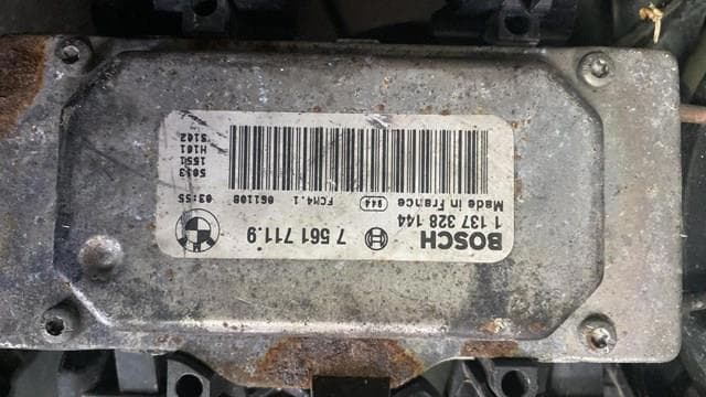 блок управления вентилятор bmw 3