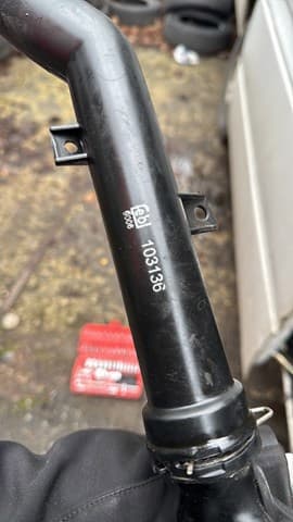 Шланг (патрубок) водяного насоса приемный