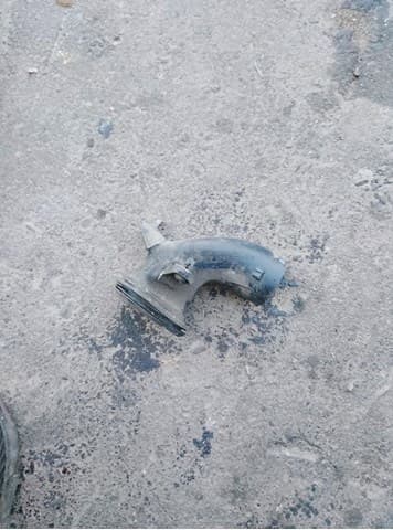 Патрубок повітряний, вхід повітряного фільтра