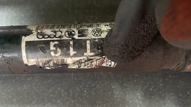 Полуось (привод) передняя левая